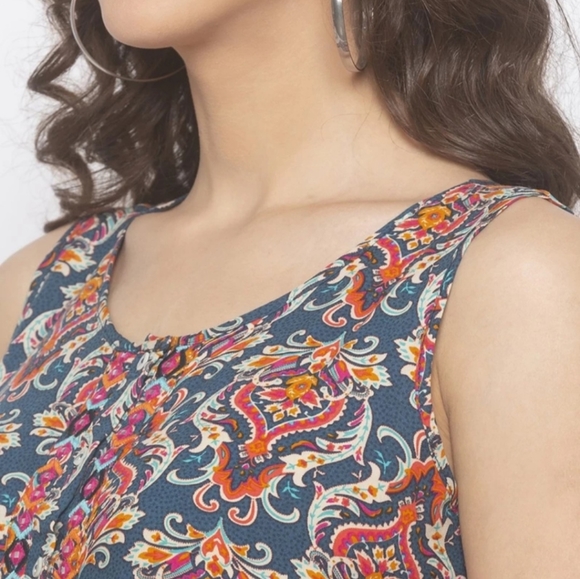 Embroidered Boho Jumpsuit - Picture 3 of 7